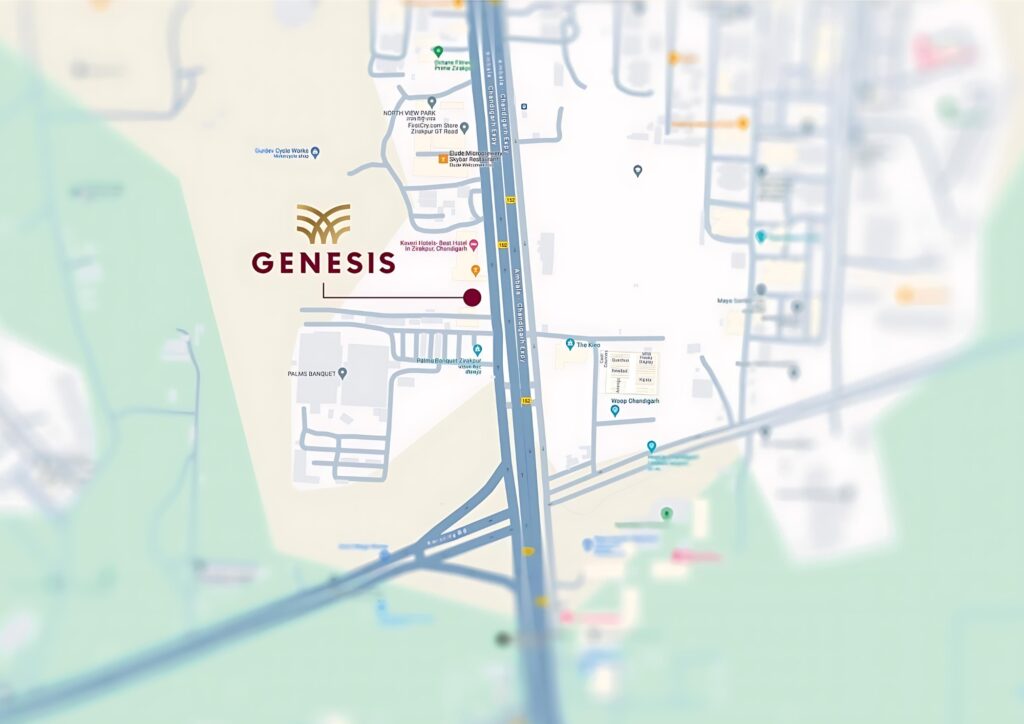 genesis heights zirakpur map